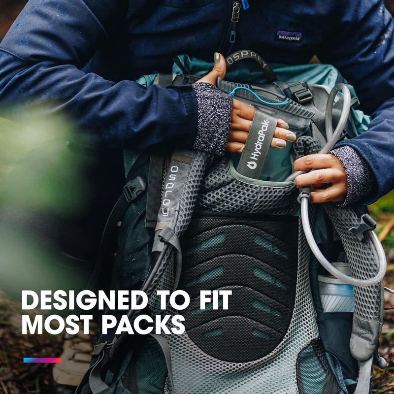 Hydrapak Water Reservoir (1.5L, 2L, 3L) - Hydration Bladder Fits Most Backpacks – High-Flow Bite Valve, Leak Proof, Fully Reversible, and Dishwasher Safe - Image 2